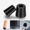 10Pcs Furniture Feet Pads Friendly Rubber Shock-Absorbing Table Chair Feet Non-Slip Pads Black Cabinet Bottom Pads Floor Protect