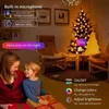 LEDストリング20m Tuya String Lights WS2812B銅線RGBIC DREAMCOLOR FAIRY FOR BEDROOM CHRISMAS DECORATION YQ240401