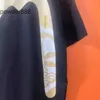 2024 Summer Nowy modny produkt Fushen Wzór duży M Bawełna okrągła szyja koszulka z krótkim rękawem unisex