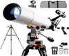 Telescope 2022 80mm Aperture 500mm AZ Mount Astronomical Breaking Travel for Astronomy With Carre Bag Telescopio6516010