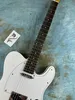 Tailai electric guitar, imported wood and environmentally friendly paint, white, Silver accessories good sound quality, lightning free shipping