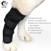 Vestuário para cães FML Joelheiras para animais de estimação para cães Hock Brace Suprimentos Protetor à prova d'água Suporte para perna Joint Wrap Lesão Recuperar pernas