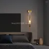 Wandlampen Licht Luxus Moderne Villa Lampe für Wohnzimmer Veranda Schlafzimmer Dekoration Nachttisch Innen Kupfer Treppe