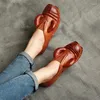 Casual Shoes Horn Loafers Women Genuine Leather Flats Girls Handmade For Ladies Brand Soft Low Heels Ballat Slip On Lazy