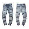 Jeans da uomo 24SS mirs jeans jeans firmati High Street Hole Star Patch Uomo Donna Miss Star Jeans ricamati