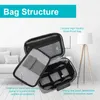 Sacs de rangement Sac anti-odeur Cigarette Stash Jar Bouteille Conteneur d'odeur avec serrure à combinaison