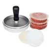 Presse à Hamburger de forme ronde en alliage d'aluminium, haute qualité, viande de bœuf, Grill, moule à Burger, outil de cuisine