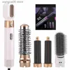 Hair Curlers Straighteners Multi functional curling and straightening electric hair dryer 5-in-1 hot air comb automatic curling rod T240402