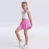 LU Kids New Lulemon Yoga Dress Runnis Tennis Short Skirt Pants Pocket Sports Shorts