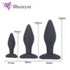 3PCSSET 3 Rozmiary silikonowe wtyczka analna masaż wtyczka tyłek odbyt rozcieńczający brak wibratora dorosły buttplug zabawki dla kobiet mężczyzny gej J1905221836290