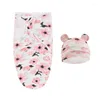 Blankets Born Sleeping Bag Baby Swaddle Wrap Infant Envelope Cocoon Cotton