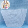 Bordado Bacety Bag Auxiliary Knitting Crafting Coser Weaving Mesh Sheet para hacer ayudante de punto fácil hecho a mano