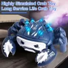 Animais elétricos/RC Imaginativo Jogo Toy Crab Toy Electric for Baby Development Light Music Simulation Mechanical Walking Tummy Time Brain YQ240402