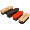 Genuine Horsehair Wooden Brush Car Detailing Polishing Buffing Brush Seat Handle Dashboard Roof Cleaning Premium Car Wash Brush