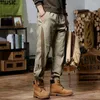 Men's Pants Stitching Fashion Brand Summer 2024 Casual Thin Elastic Breathable Ankle-tied Retro American Sports Sweatpants