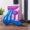 Hair Dryers Mini Professional Hair Dryer Collecting Nozzle 220V Foldable Travel Household Electric Hair Blower Retractable Power Cord 240401