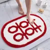 Carpets Chinese Style Love Wedding Decor Floor Mat Red Festive Rug Carpet Water Absorbent Anti-slip Hallway Bathroom Doormat Soft