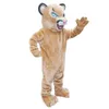 Halloween vuxen cougar maskot kostym fursuit halloween kostym kostymer för storskaliga scenevenemang bästa kvalitet