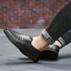 Casual Shoes Leather Sneakers Men Driving Comfortable Quality Moccasins Tooling Big Size