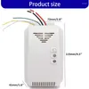 -Gas Alarm Detector Propane Sensor Wireless Gas Leakage Monitor For Home Security Motorhome Camper Marine 12V