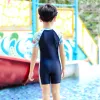 Set Zipper Kids Swimwear Girls Summing Summing for Boys One Piece Swimsuit Baby Bareding Adday Children Zwempak Meisje 2022 Nuovo