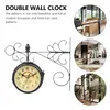 Wall Clocks Retro Clock Mediterranean Style For Living Room Dining Decor