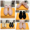 Diseñadores Piscina Sandalias para mujer Sunset Flat Comfort Correa delantera Zapatillas Diapositivas para hombre para mujer Cubra los dedos de los pies Superficie de gamuza de alta calidad Moda Fácil de usar unisex rosa