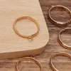 Adjustable Blank Ring Base zone circle Settings Tray Diy Jewelry Making Ring