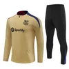 2024 2025 Barcelona Tracksuit Camisetas de Soccer Sets 24 25 Lewandowski Pedri Barca Футбольная куртка обучающая костюма спортивная одежда