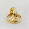 Band Rings High Quality Dubai African Designer 24k Gold Plated Exquisite Jewelry Love Crown Promise Couple Ring