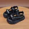 Kids Sandals Boys Beach Shoes Summer Baby Breathable Sandals Girls Soft Sole Anti slip Casual Sneakers 240326