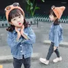 Jassen 2024 Meisjes Jongens Denim Jas Lente Herfst Kleding Baby Kids Fashion Casual Kinderen Outfits