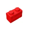 GOBRICKS GDS-631 PERFILO BRICK 1X2 CRO.Compatível com 98283 Blocos educacionais de bricolage infantis técnicos