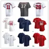 Keibert Ruiz Eddie Rosario Joey Meneses Jesse Winker Luis Garcia Jr. Joey Gallo Lane Thomas CJ Abrams Trey Lipscomb Ilmaro Vargas Hunter Harvey Baseball Jersey