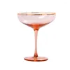 Wine Glasses Wedding Romantic Party Gift High Quality Cup Lead Free Crystal Glass Goblet Martini Gilded Champagne