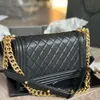 designer women bag boy20ss Spicy Mom Classic Bag Crossbody Fashionable chanelare Lingge Chain Wind Caviar Sauce Versatile Cowhide Shoulder Handheld