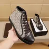 luxury designer Men's leisure sports shoes fabrics using canvas and leather a variety of comfortable material hbgt00001
