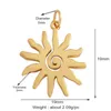 Pendant Necklaces Trendy Shining Moon Star Space Celestial Compass Charm Pendant in Gold Colour Jewelry Necklace Bracelet Making Supplies M71 240330