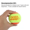 Kids Tennis Ball Orange ODEA Professional 50% Low Compression ITF Approved Mini 5/10/20Pcs for Children Beginner Tennis Training 240322