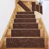 Tapis 20cmx76cm Tapis d'escalier doux Variété Modèle Auto-adhésif Antidérapant Absorption d'eau Tapis de protection de tapis de protection