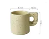 Mugs 350ml Minimalist Ceramics Mug High Beauty Home Ceramic Water Cup Personality Office Coffee Breakfast Milk