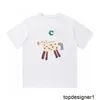 Designer High Quality 24 Summer Printed Lamb Men's T-shirt, unisex par outfit, anime lös och snygg kortärmad 3f8e