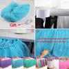 Table Skirt 10pcs Desk Tableware Tulle TUTU Wedding Party Decor Baby Shower Birthday Christmas Decoration For Home