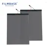 Autocollants de fenêtre FilmBase Auto-adhésif Film PDLC sur mesure Gris Smart Color Glass pour porte coulissante ou