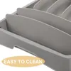 Küche Aufbewahrungsgeschirr Multi-spezifizierter Schubladen-Tischbox Castlery Organizer Halter Kunststoff Utensil Essaufnahme