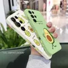 Случаи сотового телефона Avocado Family Case для Samsung Galaxy S24 S23 S22 S21 S20 Ultra Plus Fe S10 S9E Примечание 20 Ultra 10 9 Крышка 2442