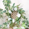 Decorative Flowers 1PC Home Wedding Valentine's Day Birthday Mother's Party Decoration Simulation Rose Flower Green Series