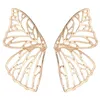 Dangle Earrings Trendy Hollow Butterfly Drop Earring For Women Metal Large Wing Pendant Statement Jewelry