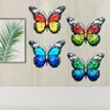 Decorative Figurines Porch Indoor Outdoor Home Decoration Sculpture Iron Art Wall Hanging Metal Butterfly Ornament Garden Craft