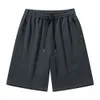 New Fat Plus Size Thin Casual Shorts for Men's Loose Fitness Beach with Sport Five Point Pants Control Price 58